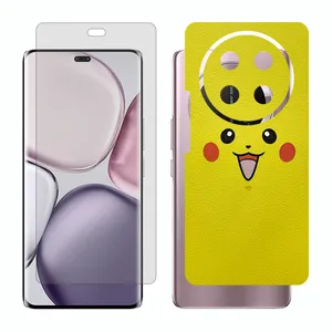 Glass Together model matte screen protector suitable for Honor X9c mobile phone with back cover sticker