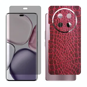 Glass Together model privacy screen protector suitable for Honor X9c mobile phone with back cover sticker