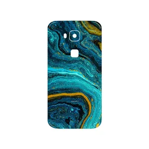 MAHOOT Turquoise marblewith golden streaks Cover Sticker for Huawei Ascend G8