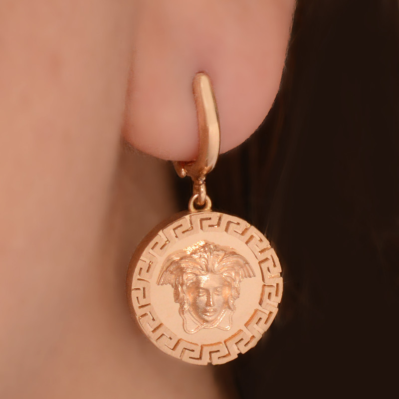 گوشواره طلا 18 عیار زنانه طلای مستجابی مدل آینه ای کد V02 گوشواره طلا 18 عیار زنانه طلای مستجابی مدل آینه ای کد V02