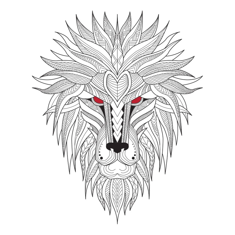 استیکر خودرو طرح شیر کد 01