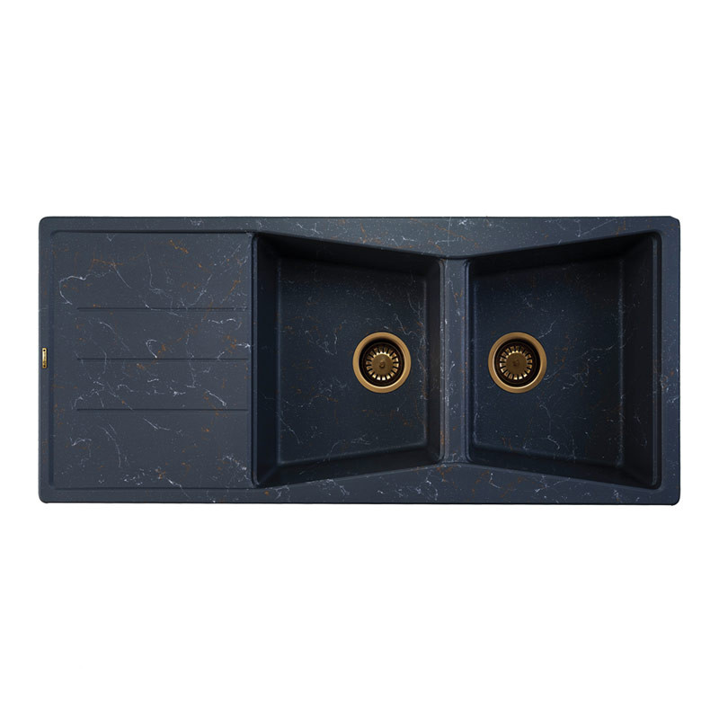 سینک ظرفشویی گرانیت مدل اسپرلوس مدل کومبو 306 به همراه پک سیفون