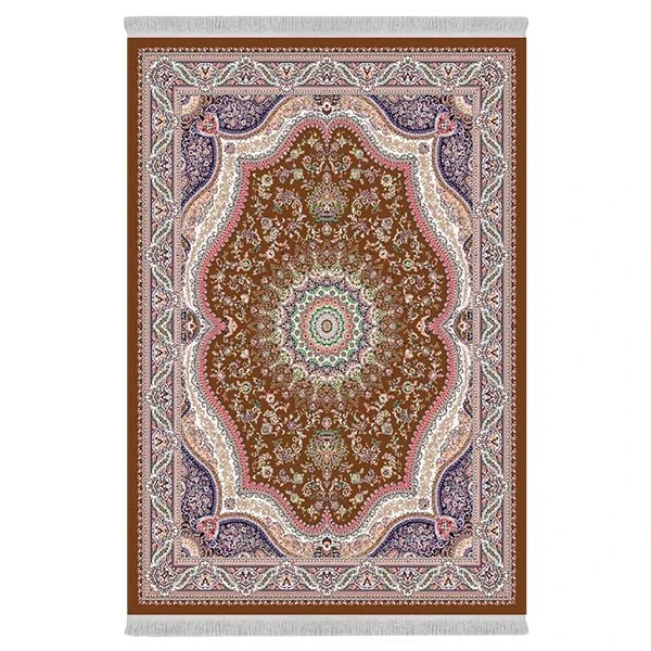 فرش پارچه‌ای دفه مدل فرشینه طرح مدرن کد 323