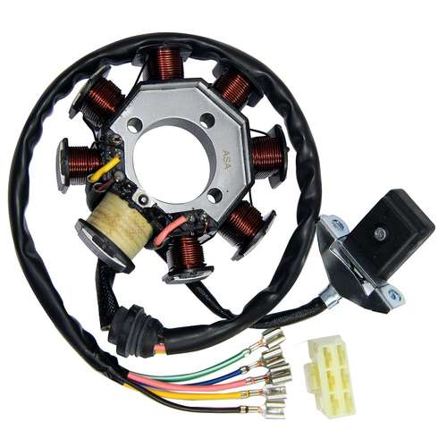 دستگاه برق موتور سیکلت اسا مدل داخل روغن کد 195 مناسب برای هوندا CDI 150 125