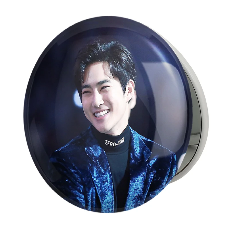 آینه جیبی خندالو طرح سوهو گروه اکسو EXO مدل تاشو کد 13502 