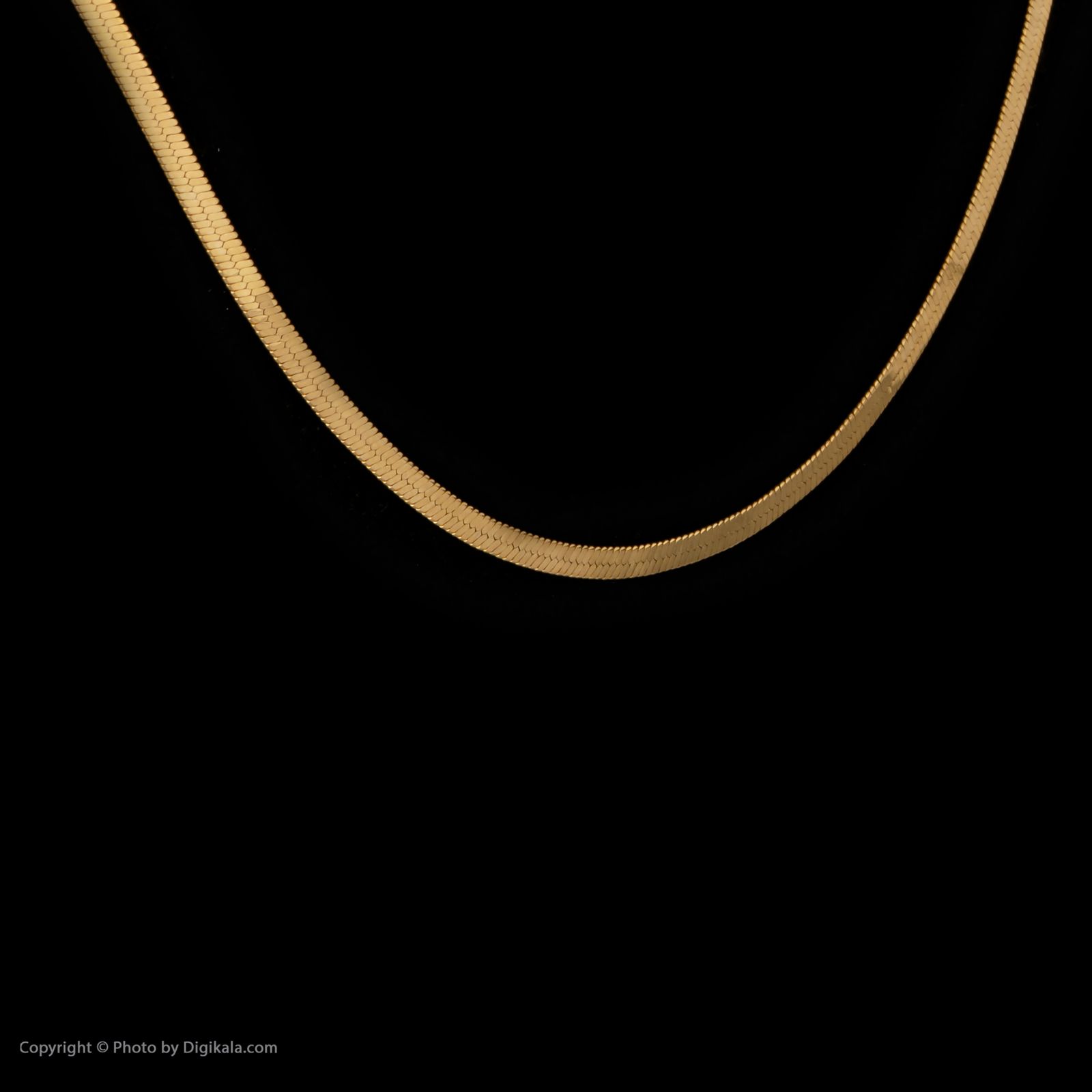 گردنبند طلا 18 عیار زنانه مایا ماهک مدل MM1272 طرح نفرتیتی - هرینگبون -  - 3