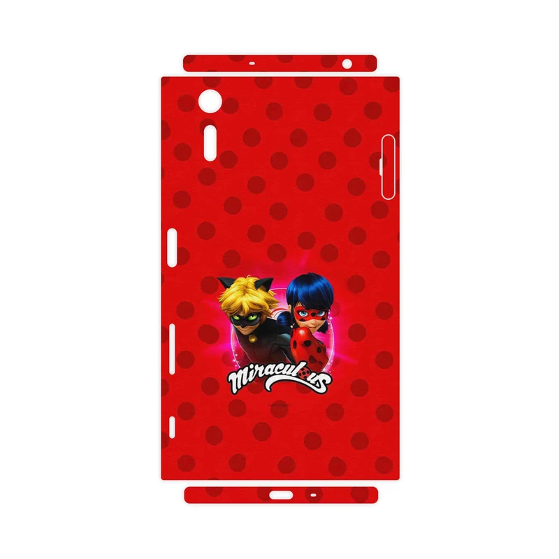 برچسب پوششی ماهوت مدل Ladybug and Cat Noir-FullSkin مناسب برای گوشی موبایل سونی Xperia XZ