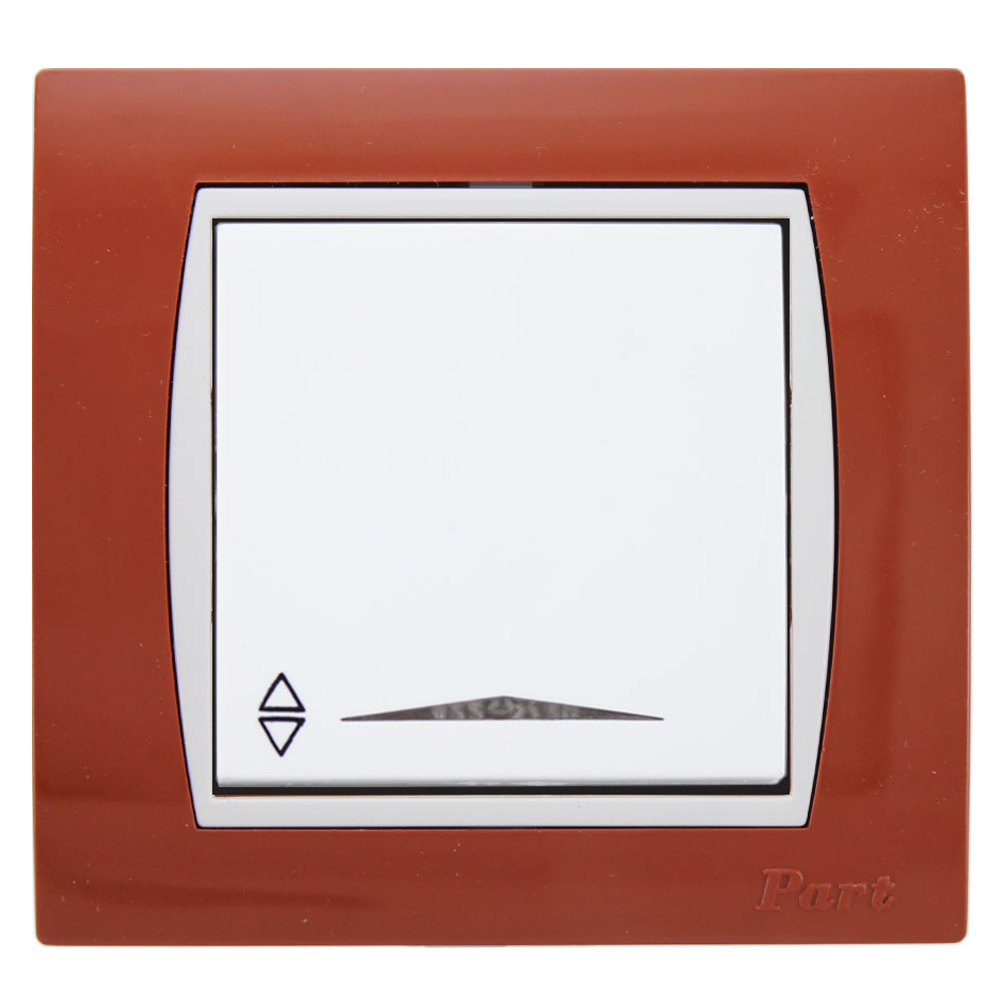 کلید تک پل پارت الکتریک مدل کراکس آذین کد 5001W4008