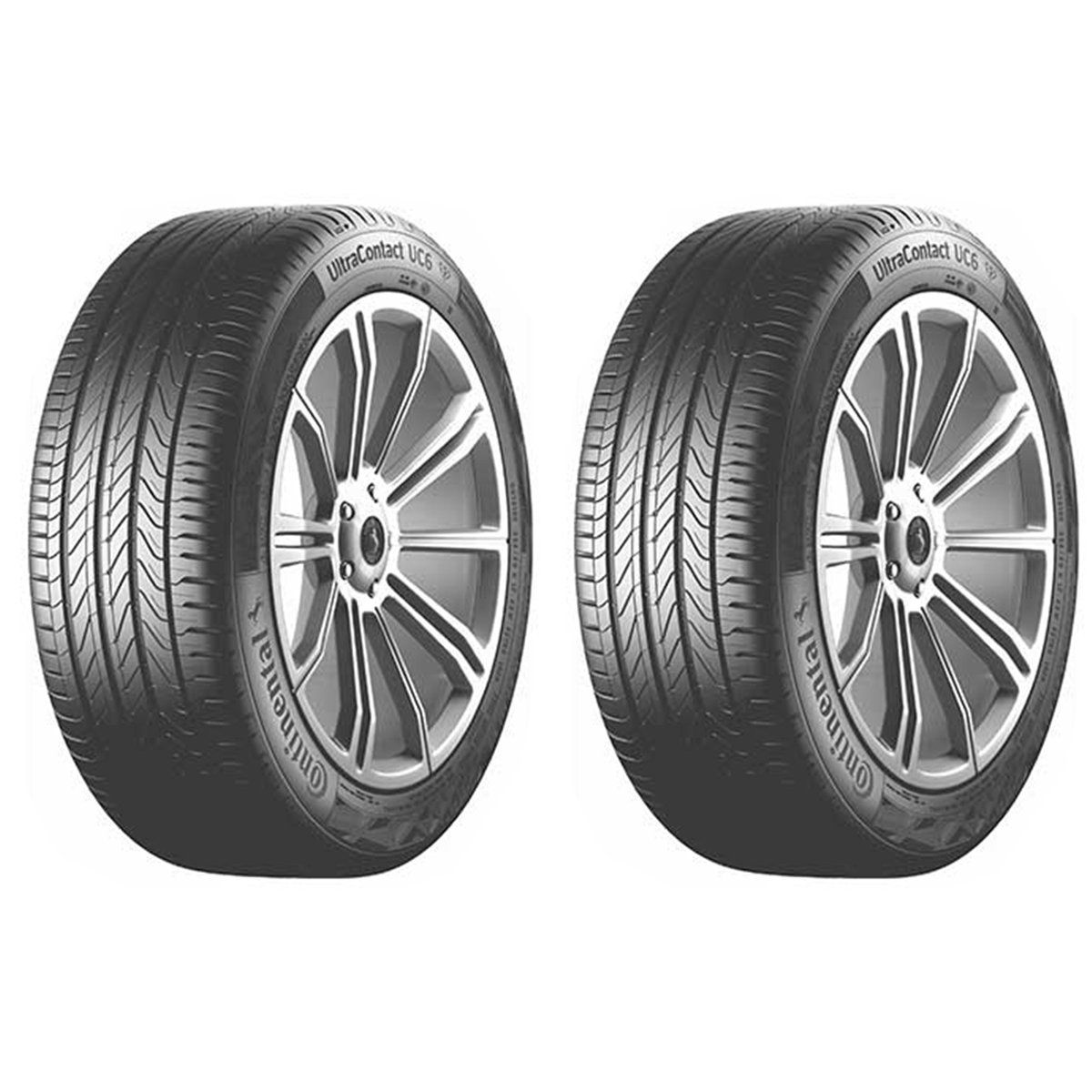 لاستیک خودرو کنتیننتال مدل UC6 سایز 225/55R16 - دو حلقه