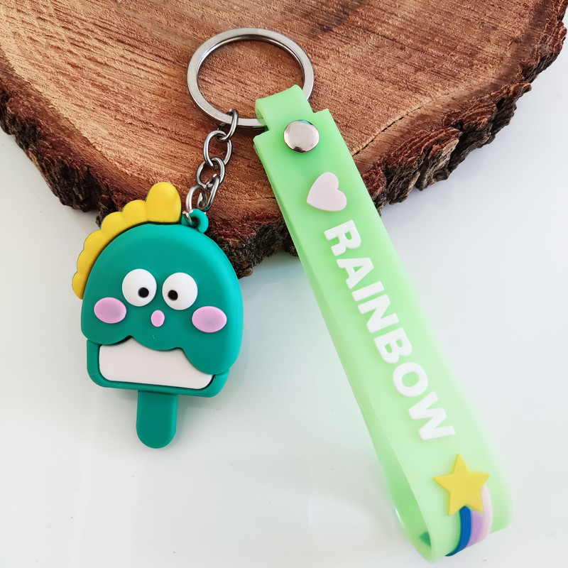 جاکلیدی مدل سیلیکونی طرح بستنی عروسک ای اژدها دایناسور کد DB20