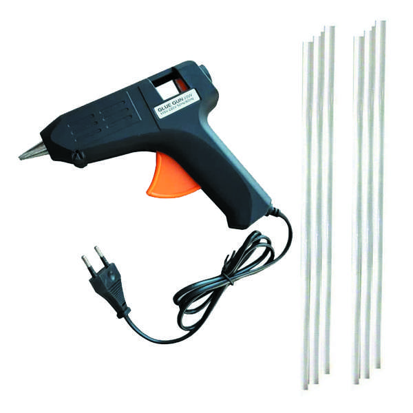 دستگاه چسب حرارتی مدل 010 به همراه 6 عدد چسب حرارتی