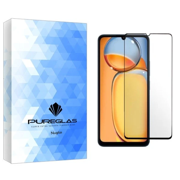 محافظ صفحه نمایش شیشه ای پیور گلس مدل NueGlas مناسب برای گوشی موبایل شیائومی Poco C65