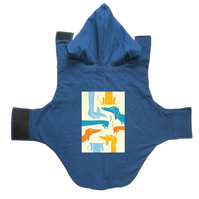 لباس سگ و گربه مدل هانا طرح چاپ دار صورت سگ 17 سایز 2XL