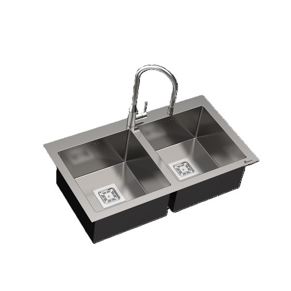 سینک ظرفشویی استیل بیمکث مدل 722 توکار