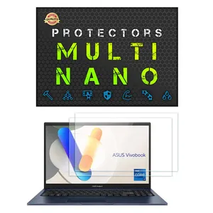 Multi Nano X-S2N Model Transparent Screen Protector For Asus VivoBook 15 X1504VA 15.6 Inch 2023 Laptop Pack Of 2