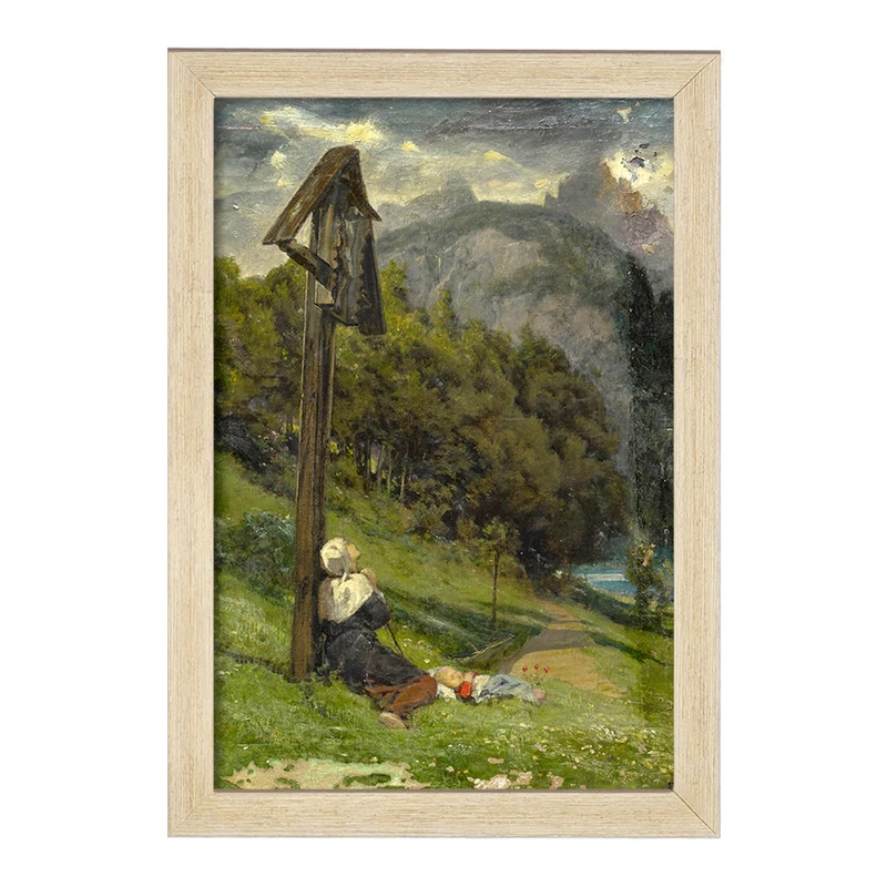 تابلو خندالو مدل نقاشی آرولید اثر ارنست استوکلبرگ کد F12477