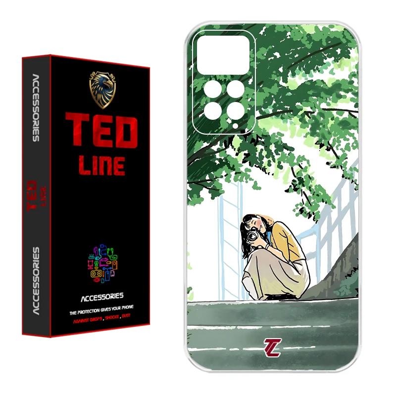 کاور تدلاین طرح دختر عکاس کد 1206 مناسب برای گوشی موبایل شیائومی Redmi Note 11 Pro 4G / Note 12 Pro 4G
