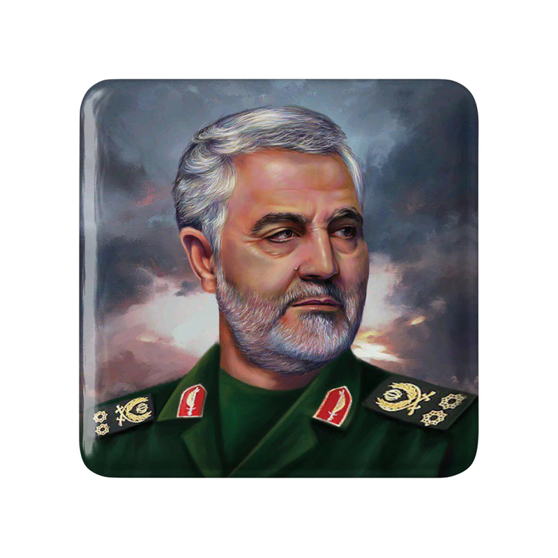 مگنت خندالو طرح سردار قاسم سلیمانی کد 2601