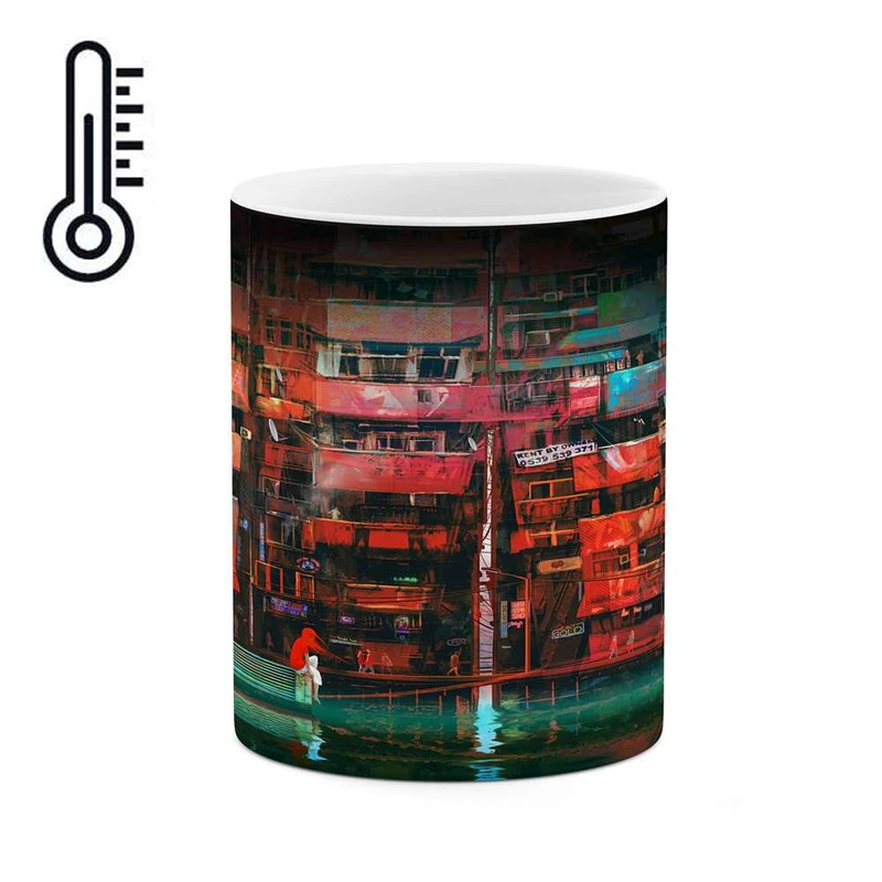 ماگ حرارتی کاکتی مدل نقاشی کد mgh13888