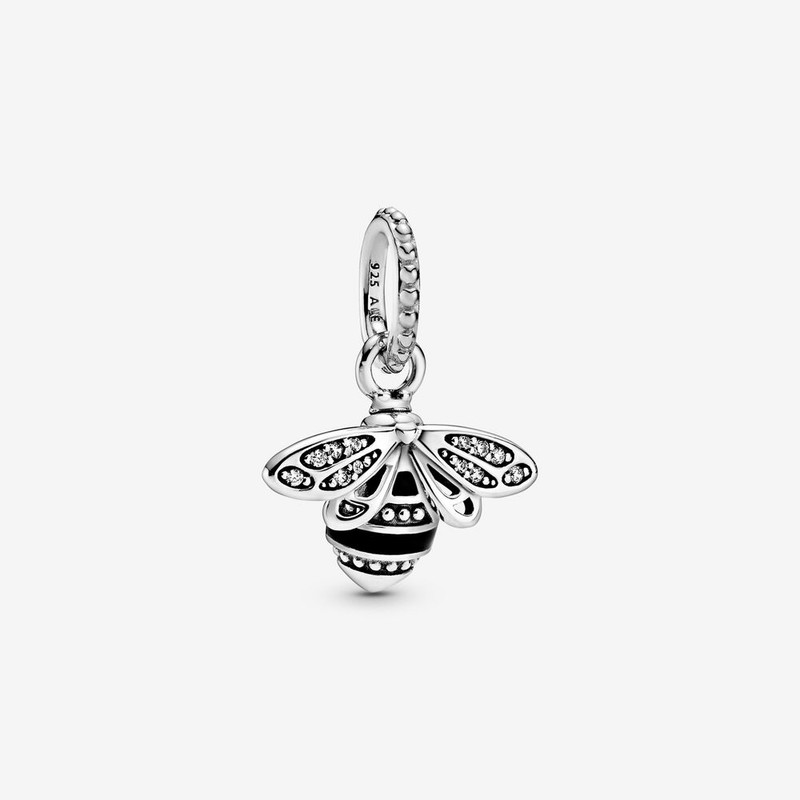 آویز گردنبند نقره زنانه پاندورا مدل Sparkling Queen Bee Pendant