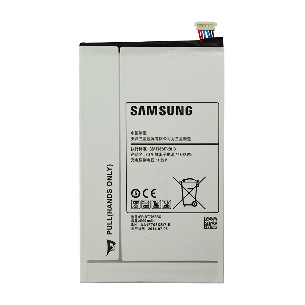 باتری تبلت مدل EB-BT705FBC ظرفیت 4900 میلی آمپر ساعت مناسب برای تبلت سامسونگ Galaxy Tab S 8.4                     غیر اصل