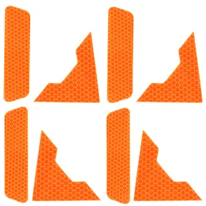  برچسب شبرنگ هشدار باز بودن درب خودرو فلکترا مدل DOORSHA3 مناسب برای شاهین بسته 8 عددی