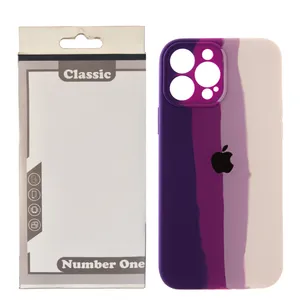 کاور طرح آبرنگی کلاسیک مدل سیلیکونKho.117 مناسب برای گوشی موبایل اپل Iphone 13 pro max