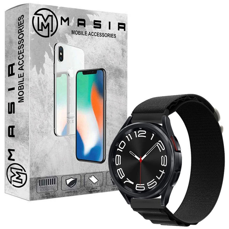 بند مسیر مدل LOOP ALPINE مناسب برای ساعت هوشمند سامسونگ Galaxy Watch 6 Classic 43mm