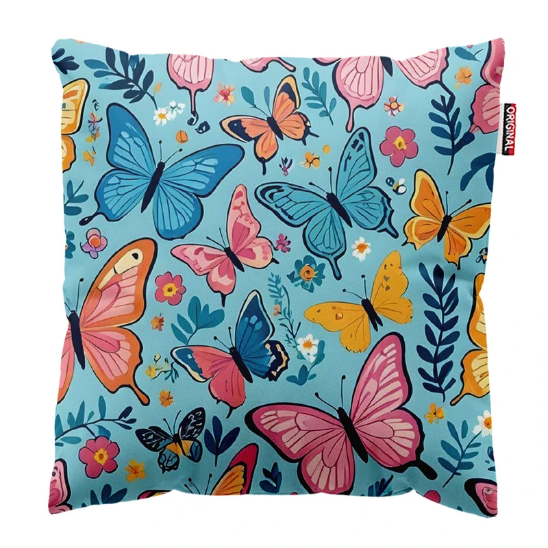 کوسن پاد آفرین طرح پروانه کد 2864 سایز 30*30 سانتی متر