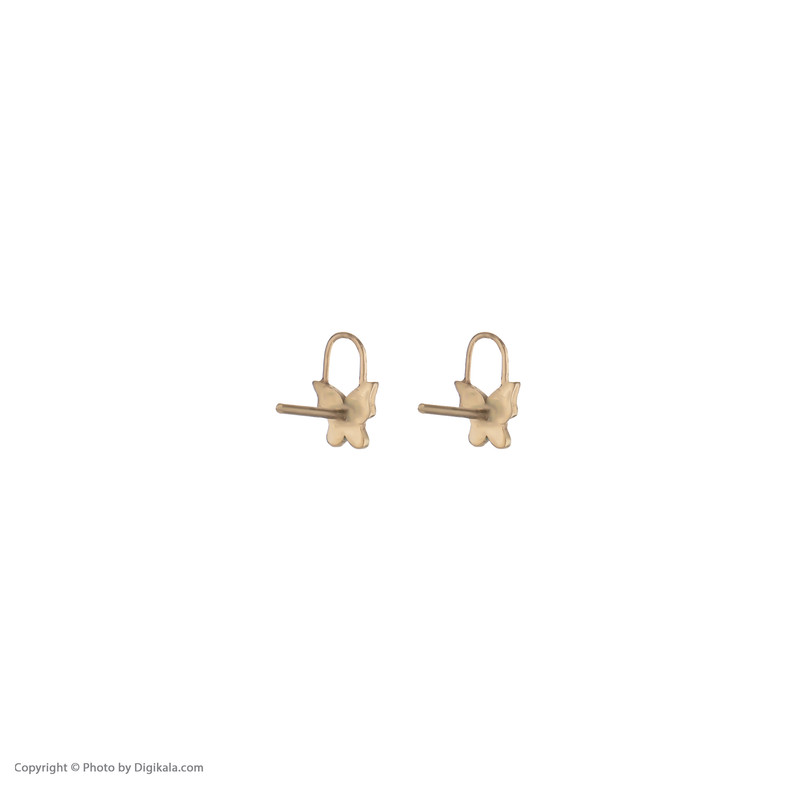 گوشواره طلا 18 عیار زنانه مایا ماهک مدل ME1104 - 4