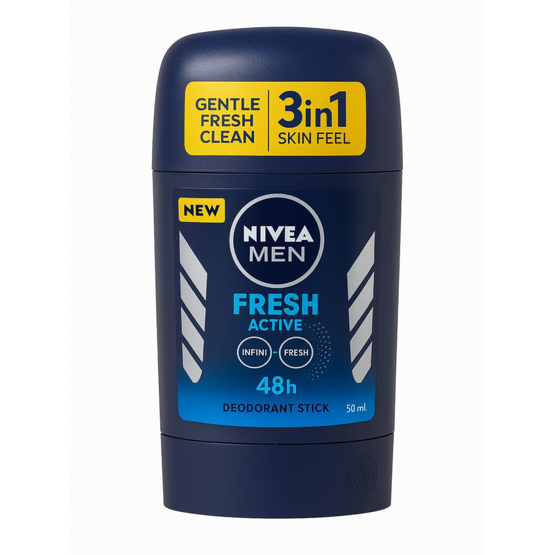 استیک دئودورانت مردانه نیوا مدل Fresh Active حجم 50 میلی لیتر