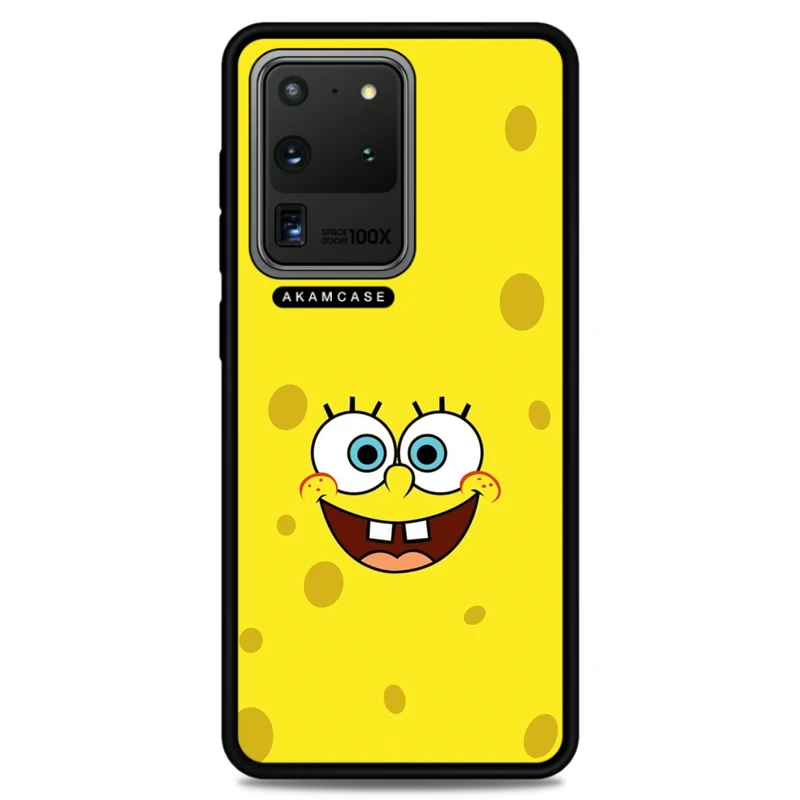 کاور آکام مدل AMC-WSGS20U-SPONGE BOB4 مناسب برای گوشی موبایل سامسونگ Galaxy S20 Ultra