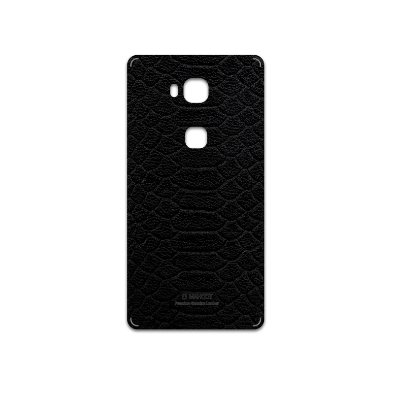برچسب پوششی ماهوت مدل Black-Snake-Leather مناسب برای گوشی موبایل آنر 5X