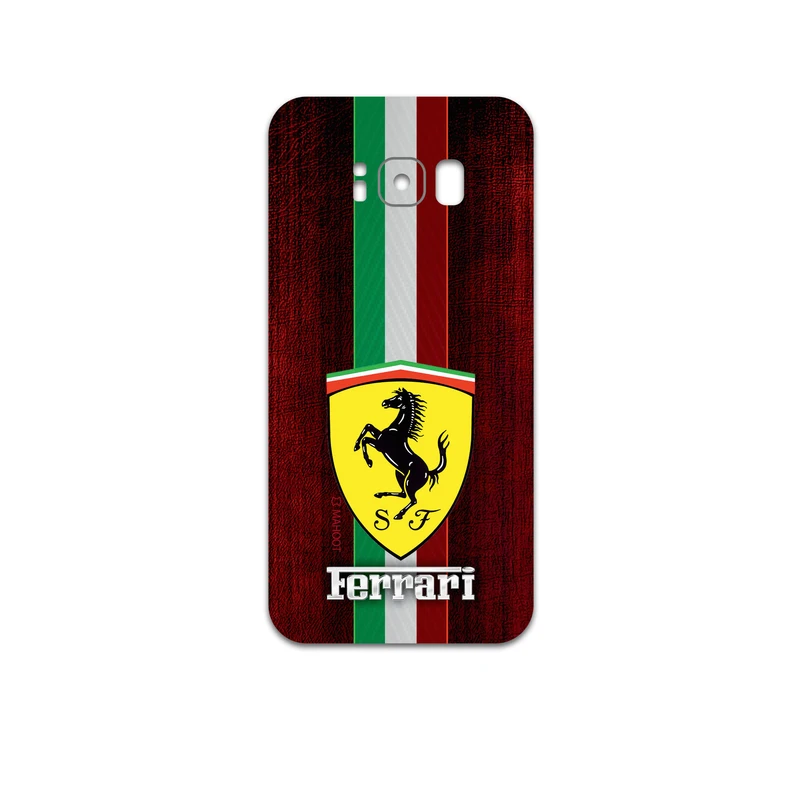 برچسب پوششی ماهوت مدل Ferrari مناسب برای گوشی موبایل سامسونگ Galaxy S8