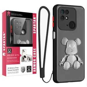 Spartan MBC Teddy Cover For Xiaomi Redmi 10A / Redmi 9C WIth Strap