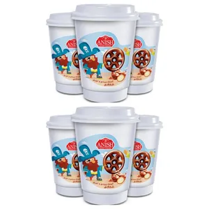 اسنک چرخی و توپی شکلاتی انیش - 100 گرم بسته 6 عددی