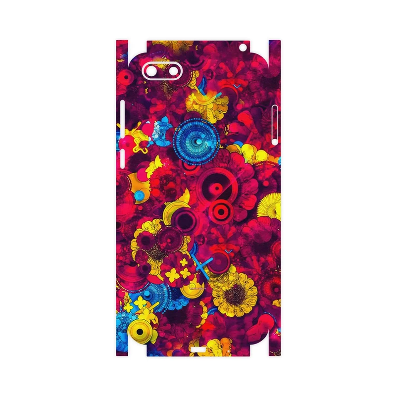 برچسب پوششی ماهوت مدل Vector Flower Garden Digital Art-FullSkin مناسب برای گوشی موبایل هوآوی Y5 Prime 2018