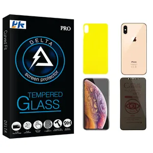 PK Delta Privacy Screen Protector For apple xs max With Back Protector