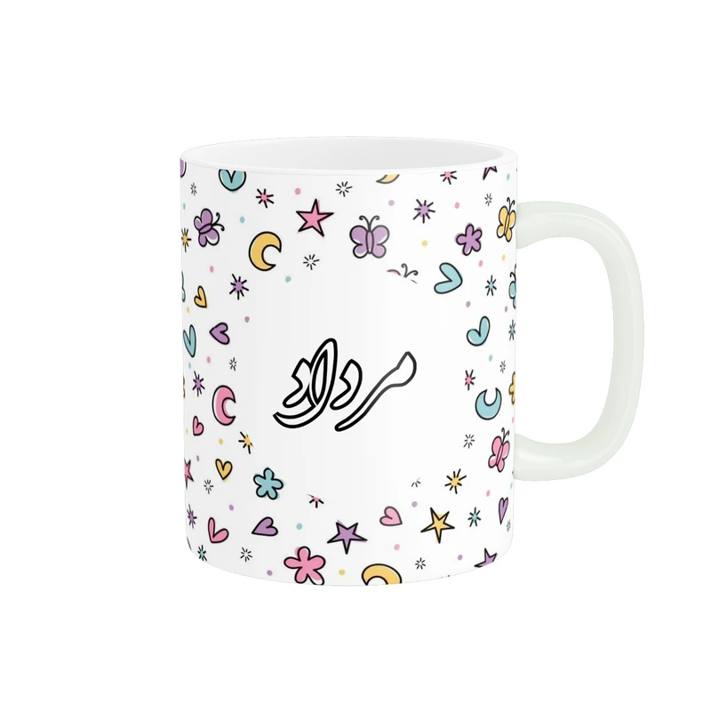 ماگ پاد آفرین مدل تولدی طرح ماه مرداد کادو تولد کد p11365