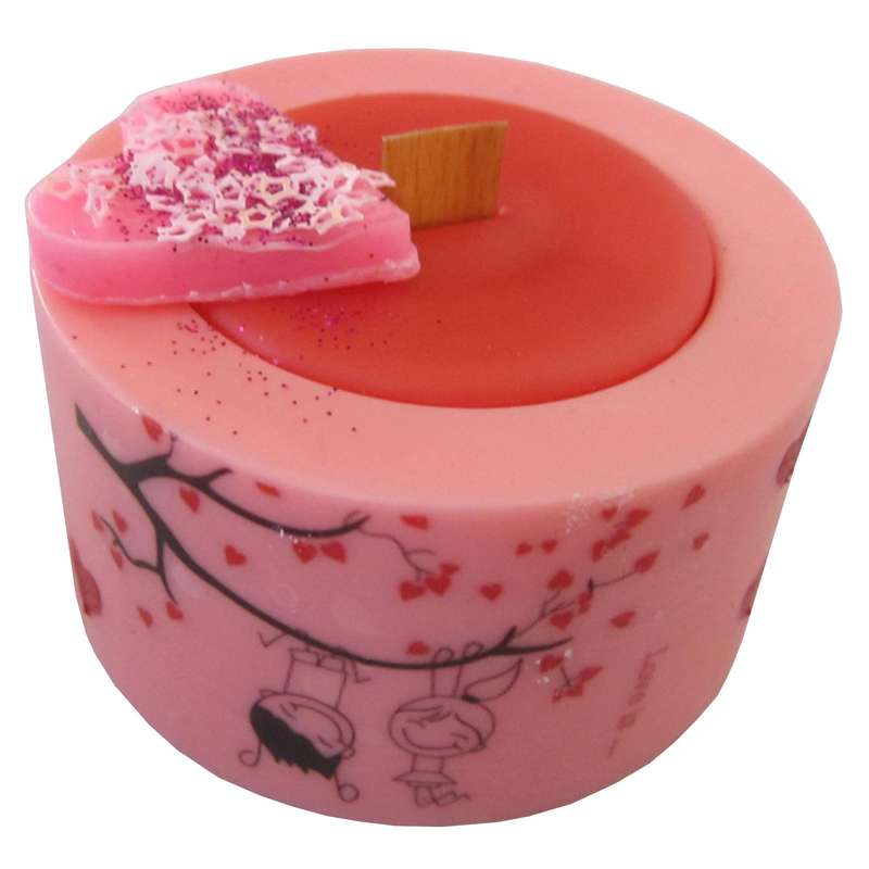 شمع معطر مدل فانوسي عاشقانه