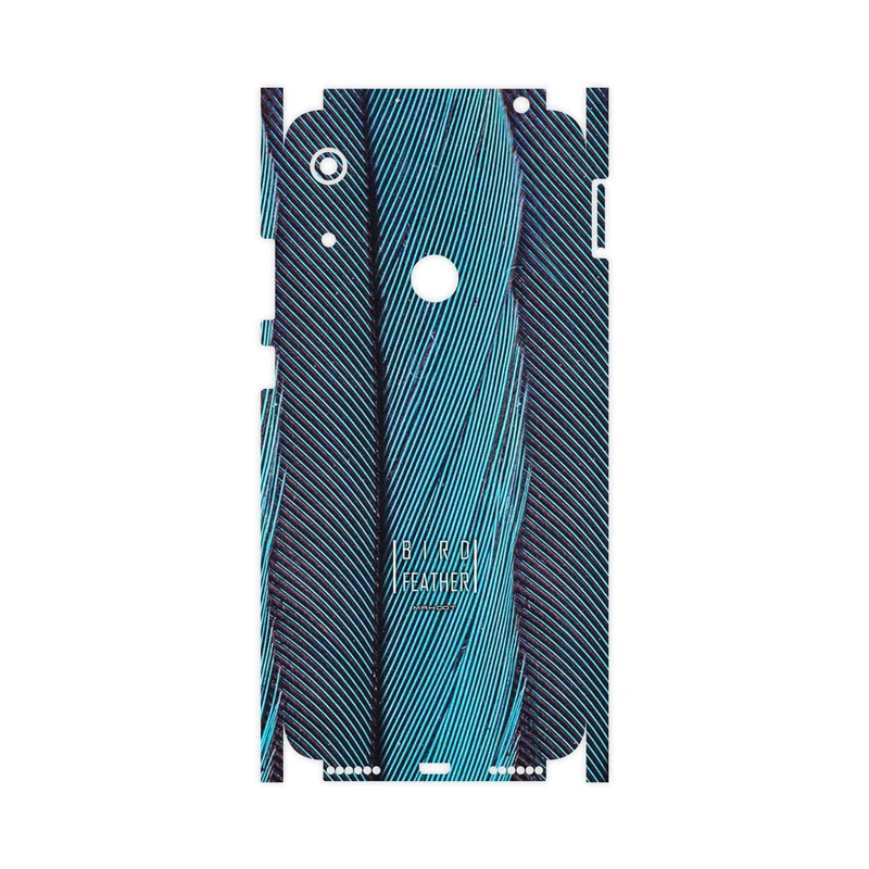 برچسب پوششی ماهوت مدل Turquoise feathers-FullSkin مناسب برای گوشی موبایل هوآوی Y6s 2019