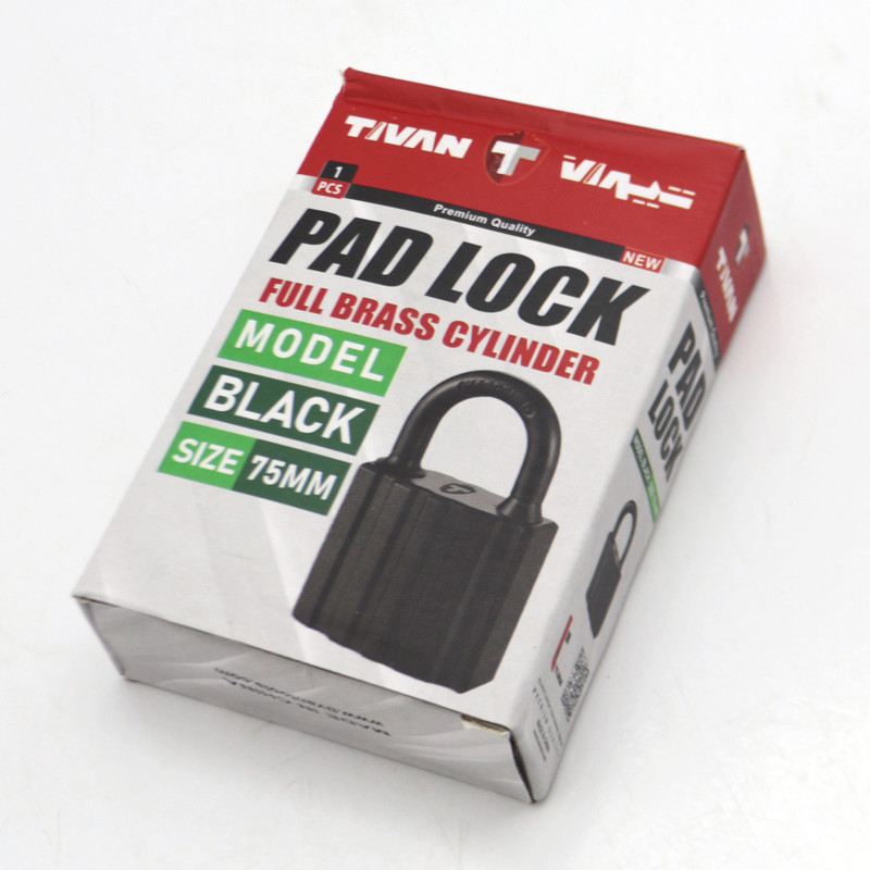 قفل آویز تیوان مدل BLACK کد YP-075MM