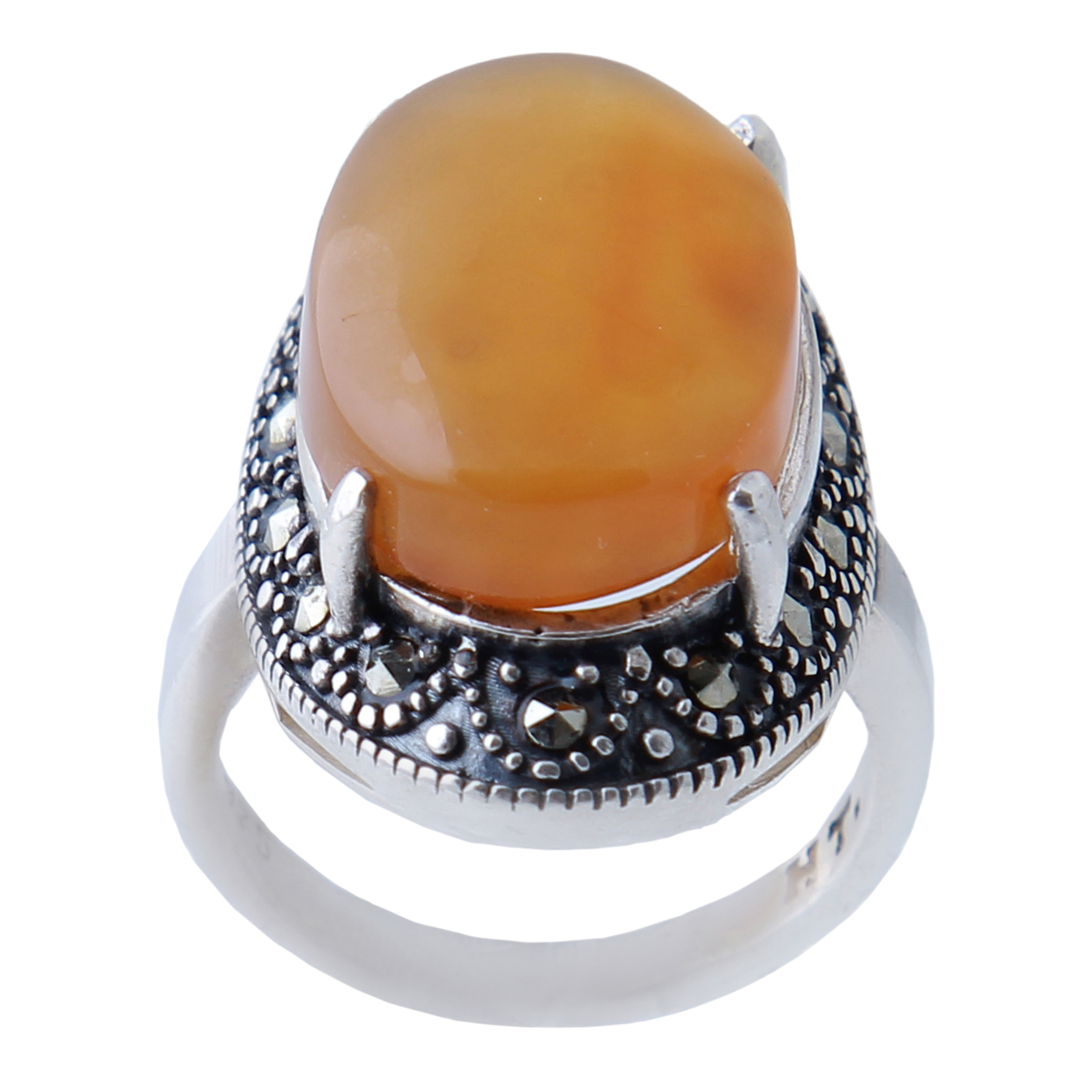 انگشتر نقره زنانه بازرگانی میلادی کد  AW_406