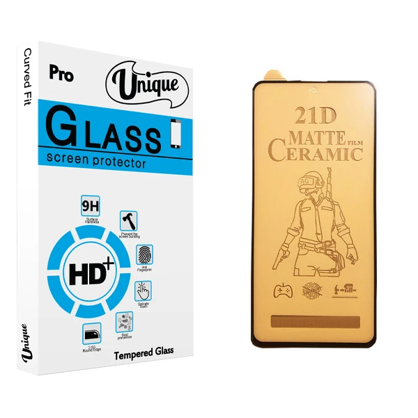 محافظ صفحه نمایش سرامیکی يونيک مدل +Clear مناسب برای گوشی موبایل سامسونگ Galaxy M31s