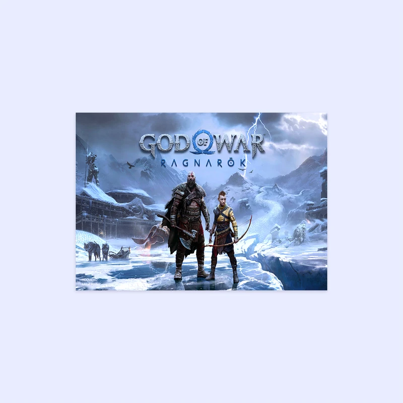 پوستر هومرو مدل فلزی طرح God of War کد PS482