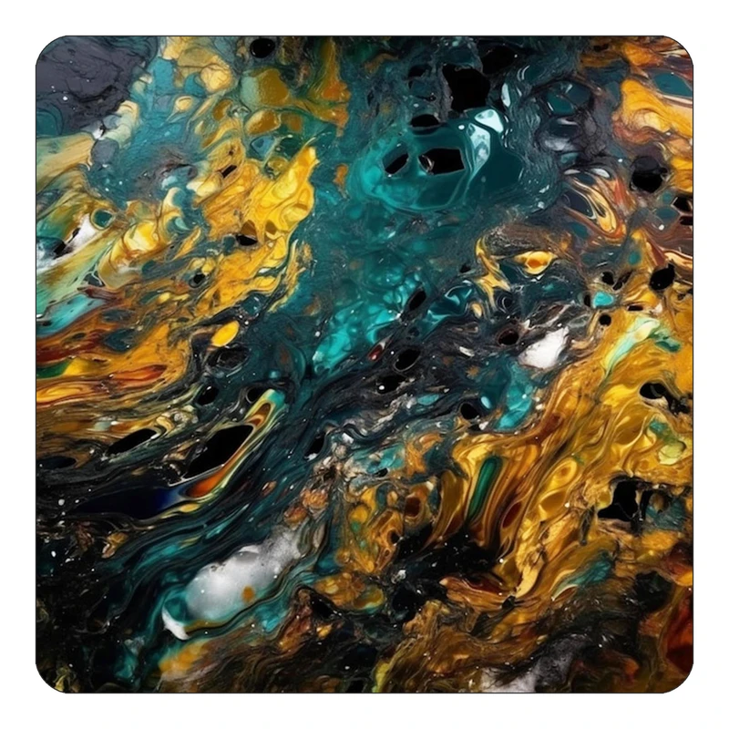 مگنت کاکتی طرح نقاشی رنگ روغن مدل mp69474