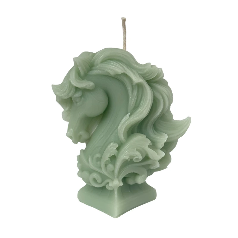 شمع دست‌ساز بدون‌بو مدل اسب زمان اتمام 20 ساعت