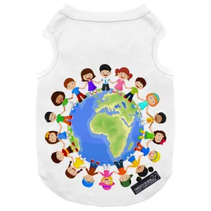 لباس سگ و گربه 27 طرح Child on Earth کد MH808 سایز S