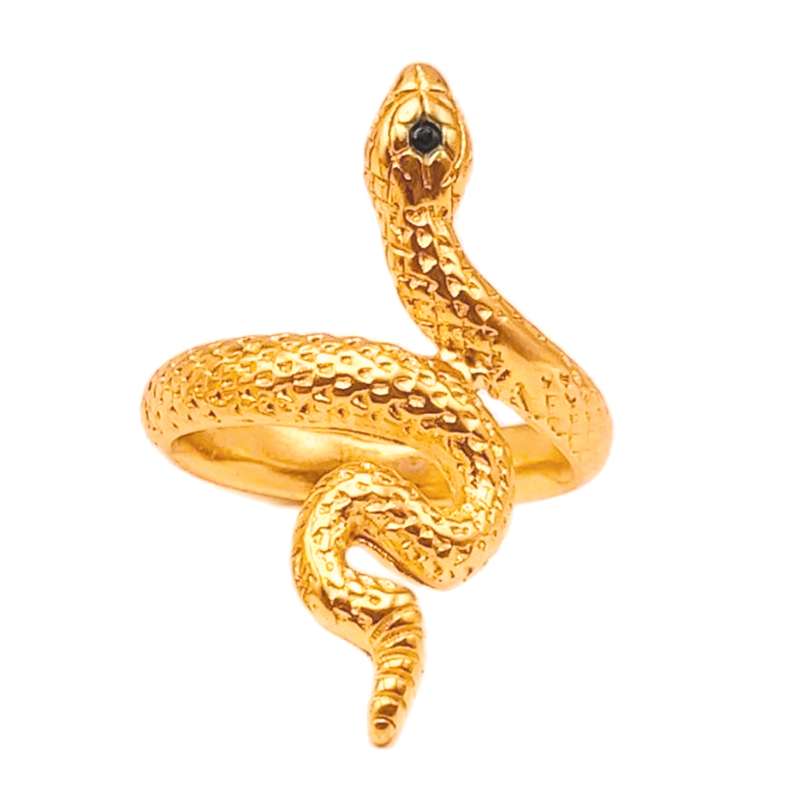 انگشتر زنانه مدل مار کبرا Z6536