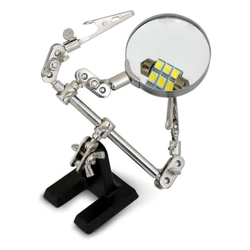 گیره مونتاژ مدل TE-805 به همراه ذره بین